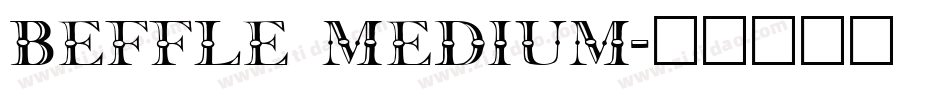 Beffle Medium字体转换